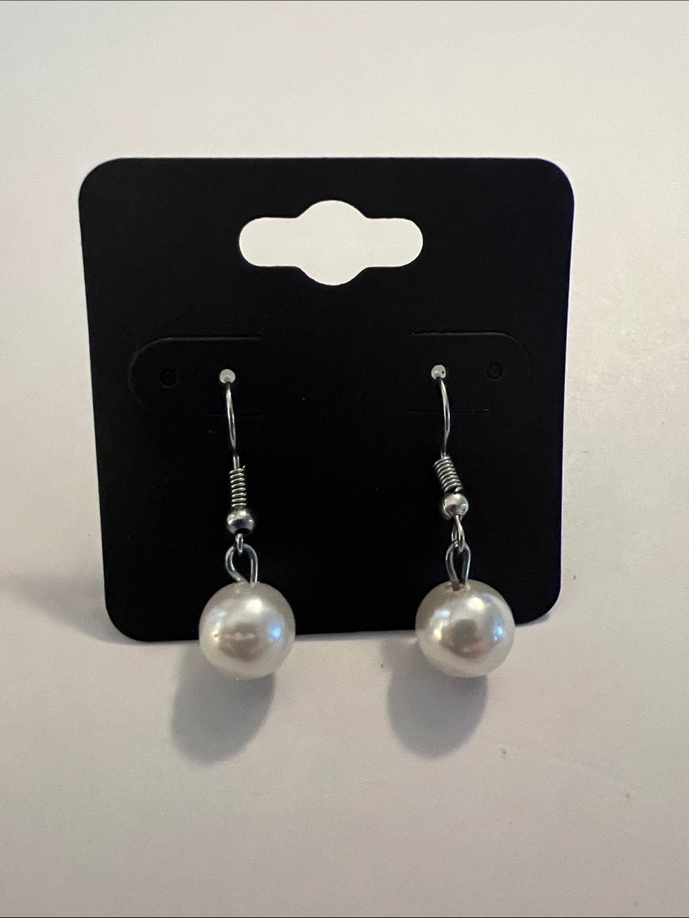 Classic Faux Pearl Drop Earrings